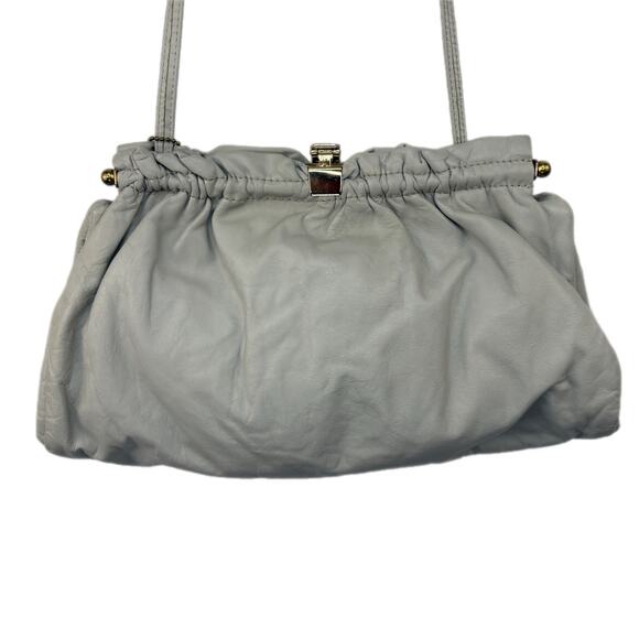 Vintage Letisse Gray Shoulder Strap Pouch Purse - Picture 3 of 11